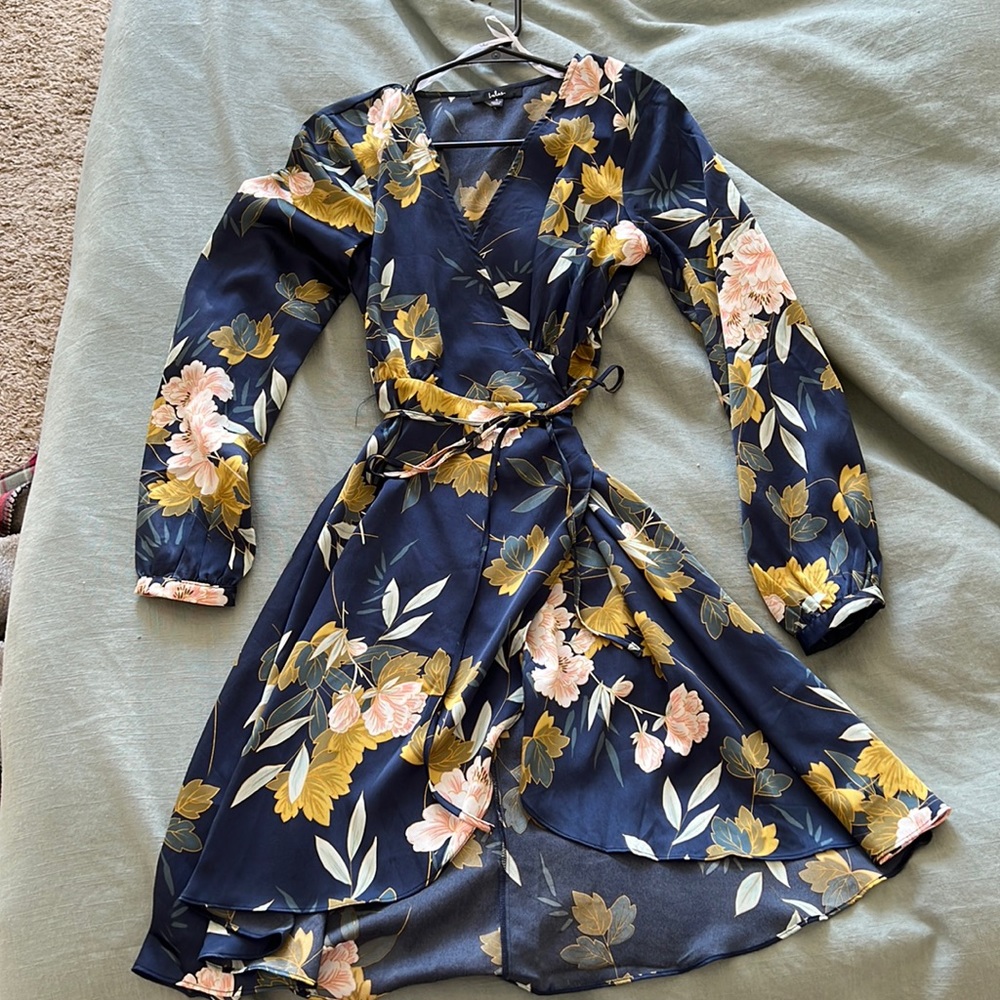 Floral Wrap Dress